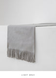Basic Tassel Wool Muffler