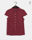 Pocari Slim Check Short Sleeve Shirt