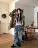 Fib Premium Mix Fur Coat