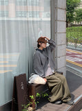 [Unisex] Cruhi Keyring Banding Balloon Wide Pants