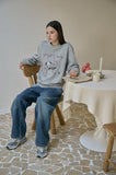 Puppy Love Embroidered Sweatshirt