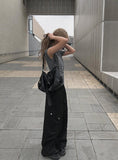 Harry Pintuck Banding Diagonal Cargo Pants