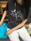 [BAONHAUS] Podenne Printed Crop Short Sleeve Tee