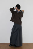 NETTED HOOD KNIT
