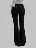 Non-Fade Black Bootcut Pants