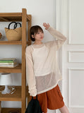 [unisex] Kelpid Summer Net See-through Knit