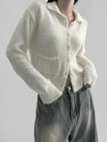 Kima Fur Collar Cardigan