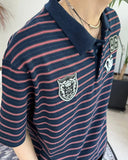 Tony Wappen Stripe Collar Tee