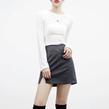 [NONCODE] (1+1) DeMer Bolero T-shirt + Sleeveless Set