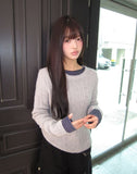 Luhan Alpaca Wool Round Ribbed Knit