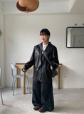 Delti Over Leather Jacket