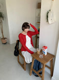 Noket Summer Ribbed Round Cardigan