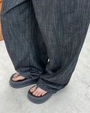 Ed Linen Wide Banding Denim