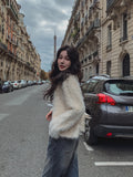 Ronnie Semi Crop Soft Fur Cardigan