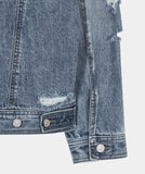 DRASTIC DAMAGE DENIM TRUCKER