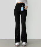High Quality Banding Span Bootcut Cotton Pants