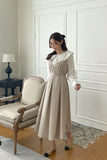 Mollen Frill Big Collar Cotton Blouse