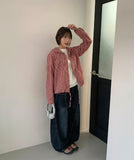 Kososo Check Hood Crop Shirt