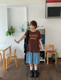 Nelk Banding Cargo Denim Bermuda Pants