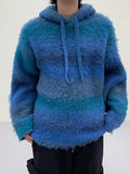 Pallete snow mohair hoodie