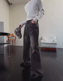 Cardis Laser Flare Denim Pants