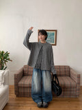 [unisex] Ronenki Color Over Round Cardigan