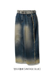 Rip Off Washing Denim Pants