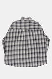 Autumn vintage loose check shirt