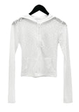 Mayan Lace Hooded Zip-up