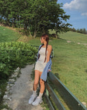 [U-BASIC] Vince scene line ribbed sleeveless
