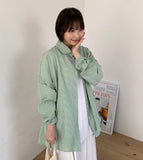 [BAONHAUS] Pipirin Over Stripe Shirt