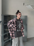 Naming Big Hood Checkered Shirt