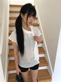 Kenbi Scarf Short Sleeve Blouse