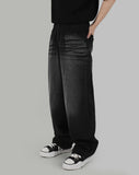 Washed corduroy pants