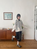 Langes Flower See-Through Summer Hood Zip Up