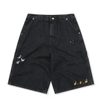 Animal Stitch Bermuda Denim Pants