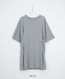 Nikb Overfit Two-Way Button Box Short Sleeve Tee