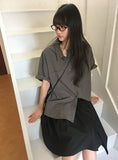 Loen Tie Midi Skirt
