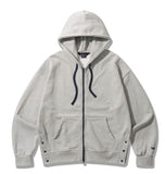 Snap Point Hood Zip-Up