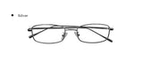 Mock Square Metal Glasses