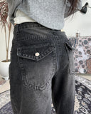 Kelon Pocket Washed Denim Pants