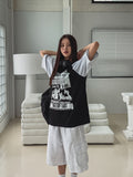 Age raglan oversized fit short-sleeved shirt