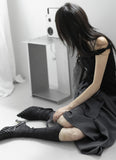 Cut off draped T-shirt
