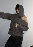 CUTTING EYELET HOODIE