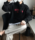 Mali Dark Red Lettering Sweatshirt