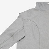 Cueen Unbalanced Zipper Sweatshirt