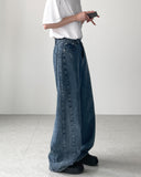 Wir Side Pintuck Wide Denim
