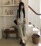 Lamon Wrap Short Sleeve Blouse