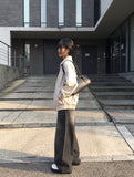 Unt Incision Boxy Leather Blouson Jacket