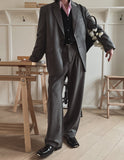 Suare two tuck wide slacks